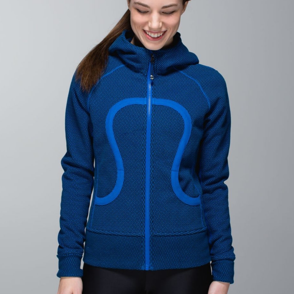 Lululemon Scuba thick Hoodie blue navy blend